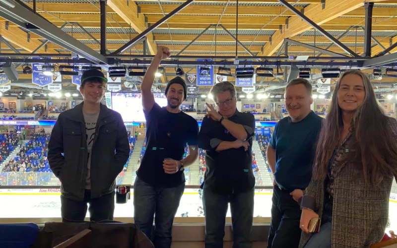 The Raxxos team at the Langley Events Centre in Langley, BC.